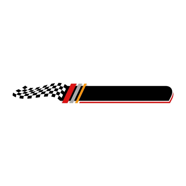 Современная Скорость Гонки Флаг Знамя Фон Логотип Автомобильной Компании Логотип — стоковый вектор