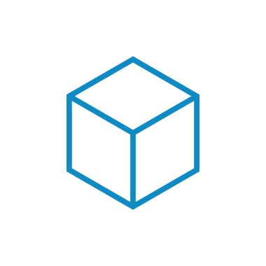 Modern yüksek son görünüm ile teknoloji finans iş sağlığı şirketi için Hexagon Box Element Şablon Simgesi