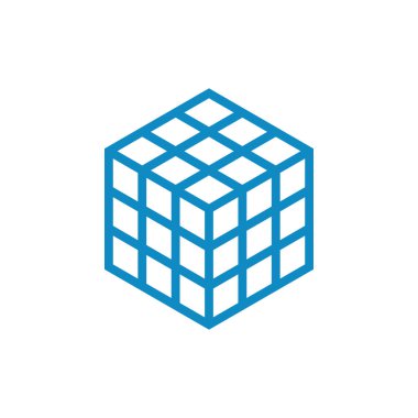 Modern yüksek son görünüm ile teknoloji finans iş sağlığı şirketi için Hexagon Box Element Şablon Simgesi