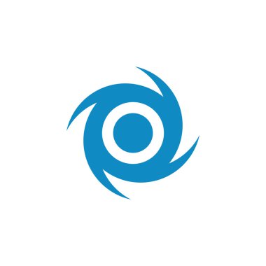 Modern yüksek son görünüm ile teknoloji iş sağlığı şirketi için Vortex Vektör İllüstrasyon Simge Logo