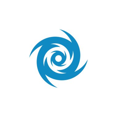 Modern yüksek son görünüm ile teknoloji iş sağlığı şirketi için Vortex Vektör İllüstrasyon Simge Logo