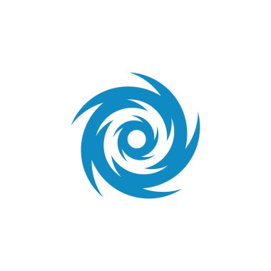 Modern yüksek son görünüm ile teknoloji iş sağlığı şirketi için Vortex Vektör İllüstrasyon Simge Logo