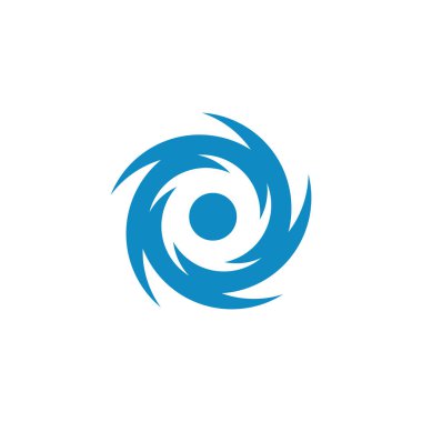 Modern yüksek son görünüm ile teknoloji iş sağlığı şirketi için Vortex Vektör İllüstrasyon Simge Logo