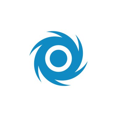 Modern yüksek son görünüm ile teknoloji iş sağlığı şirketi için Vortex Vektör İllüstrasyon Simge Logo