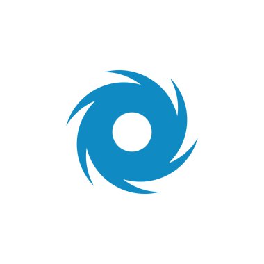 Modern yüksek son görünüm ile teknoloji iş sağlığı şirketi için Vortex Vektör İllüstrasyon Simge Logo