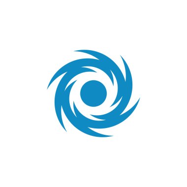 Modern yüksek son görünüm ile teknoloji iş sağlığı şirketi için Vortex Vektör İllüstrasyon Simge Logo