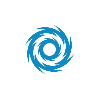 Modern yüksek son görünüm ile teknoloji iş sağlığı şirketi için Vortex Vektör İllüstrasyon Simge Logo