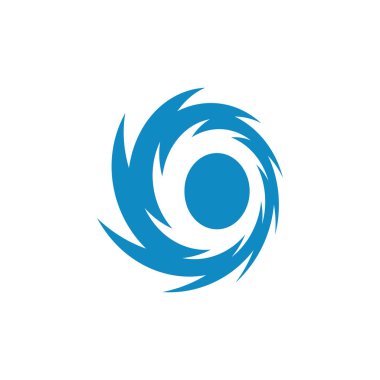 Modern yüksek son görünüm ile teknoloji iş sağlığı şirketi için Vortex Vektör İllüstrasyon Simge Logo