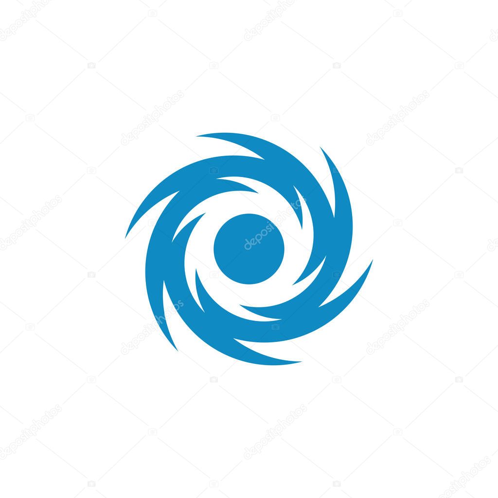 Vortex Vector Illustration Icon Logo for technology business health company with modern high end look