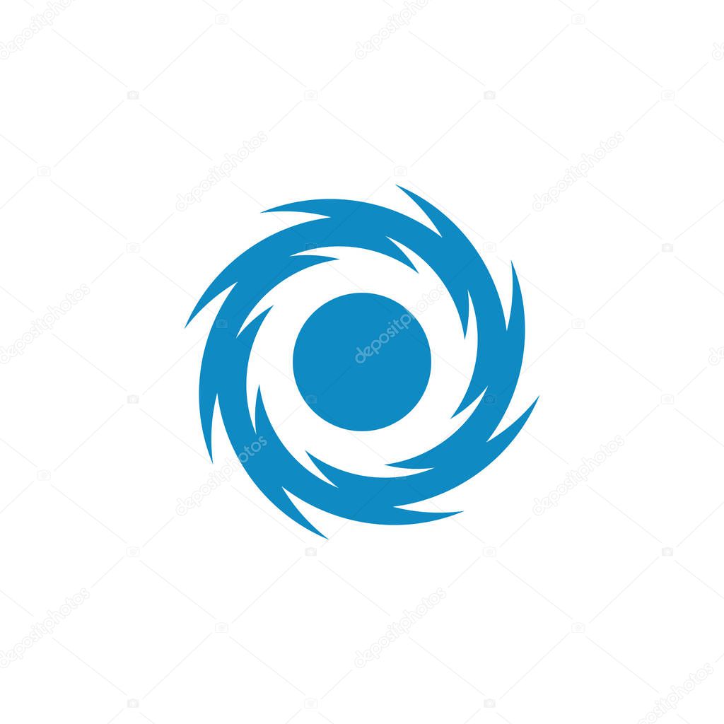 Vortex Vector Illustration Icon Logo for technology business health company with modern high end look