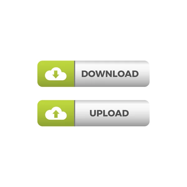 Modernes Download Upload Symbol Für Alle Storage Business Technology Unternehmen — Stockvektor