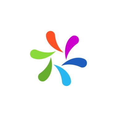 Renkli Soyut Dairesel Swirl Logo Yuvarlak Şekil promosyon ve sunum için yüksek son görünüm ile tüm iş şirketi