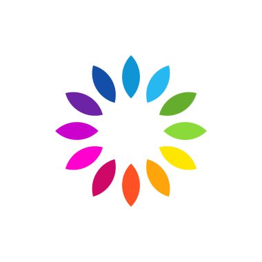 Renkli Soyut Dairesel Swirl Logo Yuvarlak Şekil promosyon ve sunum için yüksek son görünüm ile tüm iş şirketi