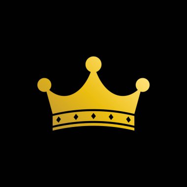 Lüks Rozetler Kart Davetiyeler Dekorasyon Elemanı için Basit Modern Royal Crown Icon Logo Sembolleri