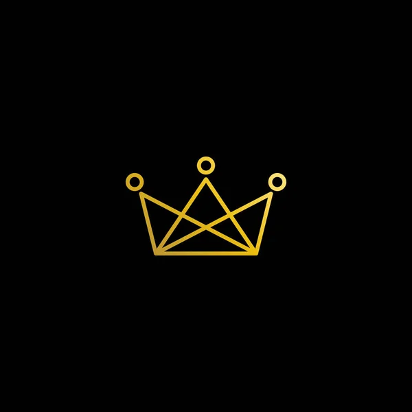 Lüks Rozetler Kart Davetiyeler Dekorasyon Elemanı için Basit Modern Royal Crown Icon Logo Sembolleri