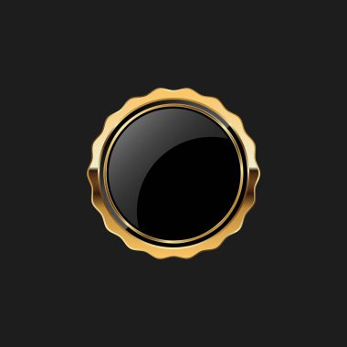 Boş Rozet Shield Crest Etiket Zırh Lüks Altın Tasarım Elemanı Şablon logo arka plan Kart Davetiyeleri Dekorasyon Elemanı için