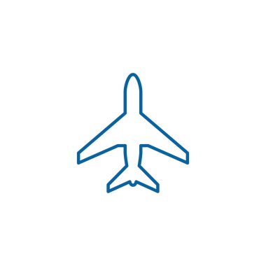Yüksek son görünüm ile tüm iş şirketi için Modern Uçak Seyahat Kargo Freight Icon Logo