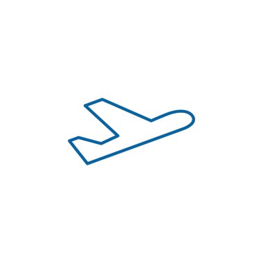 Yüksek son görünüm ile tüm iş şirketi için Modern Uçak Seyahat Kargo Freight Icon Logo