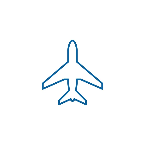 Moderne Vliegtuig Reizen Vracht Vracht Pictogram Logo Voor Alle Zakelijke — Stockvector