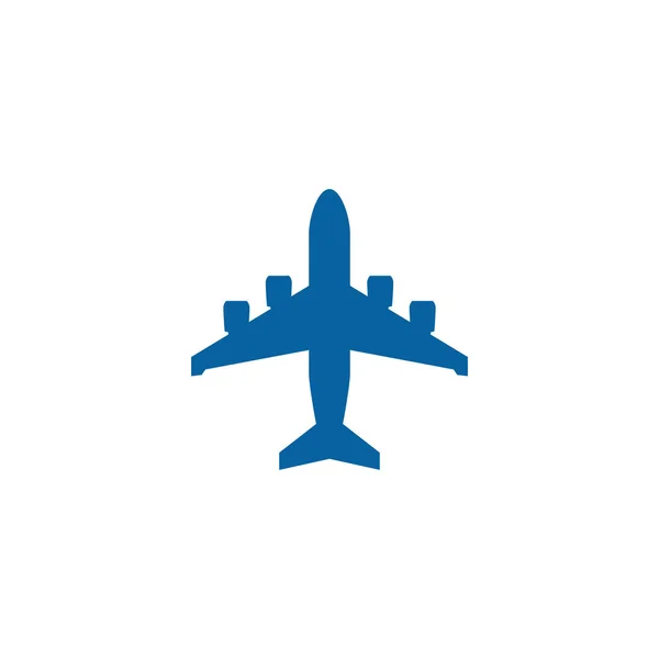 Logotipo Moderno Del Icono Carga Del Avión Que Viaja Para — Vector de stock