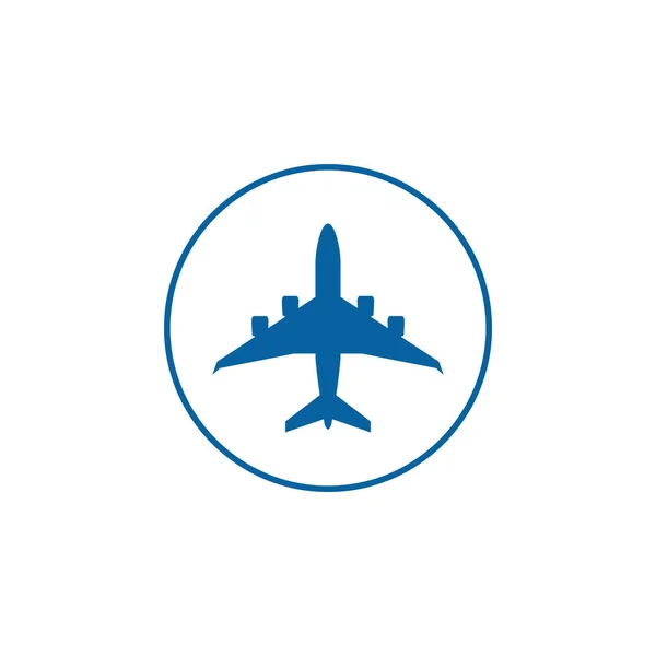 Moderne Vliegtuig Reizen Vracht Vracht Pictogram Logo Voor Alle Zakelijke — Stockvector
