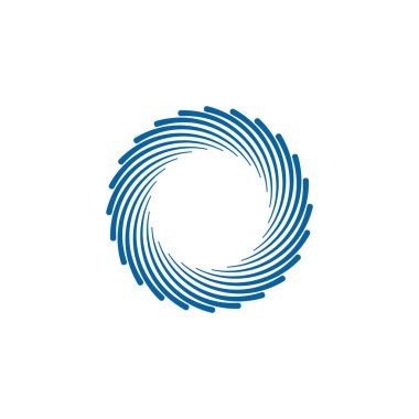 High End Look ile Şirket Sağlık Teknolojisi Simgesi veya Logosu için Modern Soyut Swoosh Çerçeve Sınır