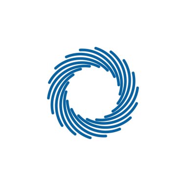 High End Look ile Şirket Sağlık Teknolojisi Simgesi veya Logosu için Modern Soyut Swoosh Çerçeve Sınır