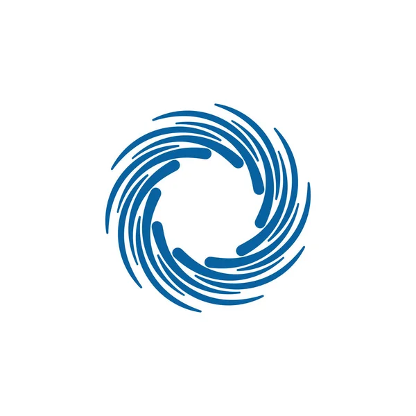 Moderner Abstrakter Swoosh Rahmen Für Unternehmen Gesundheitstechnologie Ikone Oder Logo — Stockvektor