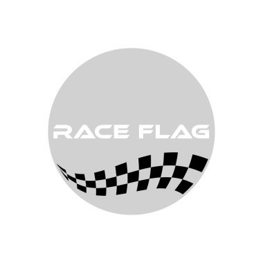 Modern Yarış Bayrağı Ek Daire Elips Arka Plan Şablontasarım Öğesi otomotiv şirketi logosu yüksek son görünüm ile çıkartma hızlı hız için