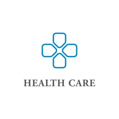 High End görünüm ile Hastane Tıp Kliniği için Modern Sağlık İş Logosu