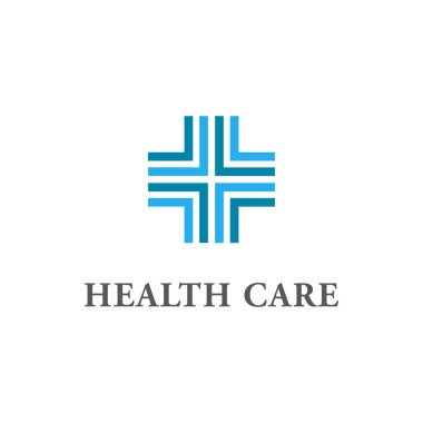 High End görünüm ile Hastane Tıp Kliniği için Modern Sağlık İş Logosu