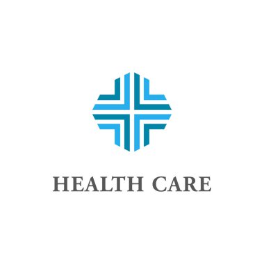 High End görünüm ile Hastane Tıp Kliniği için Modern Sağlık İş Logosu