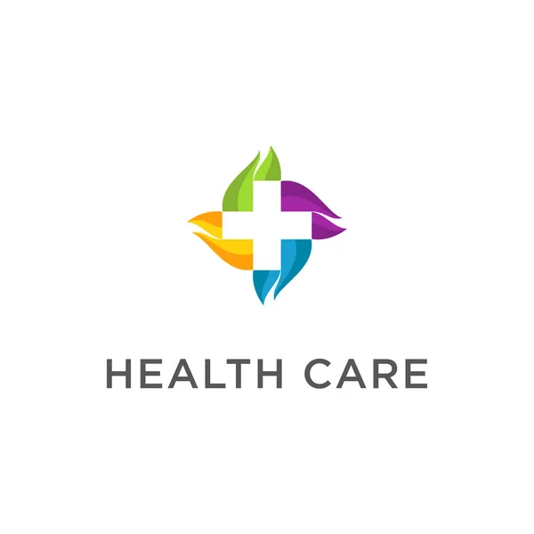 Modern Health Care Business Logo Hospital Medical Clinic High End — Stock Vector