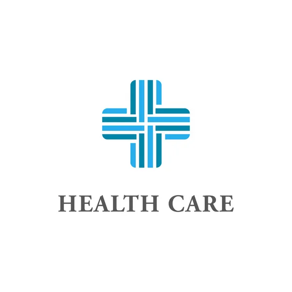 Modern Health Care Business Logo Hospital Medical Clinic High End — Stock Vector