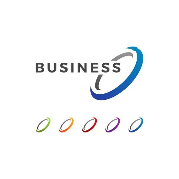 Logo Finance Business Moderne Innovation Créative Icône Croissance Rapide Pour — Image vectorielle