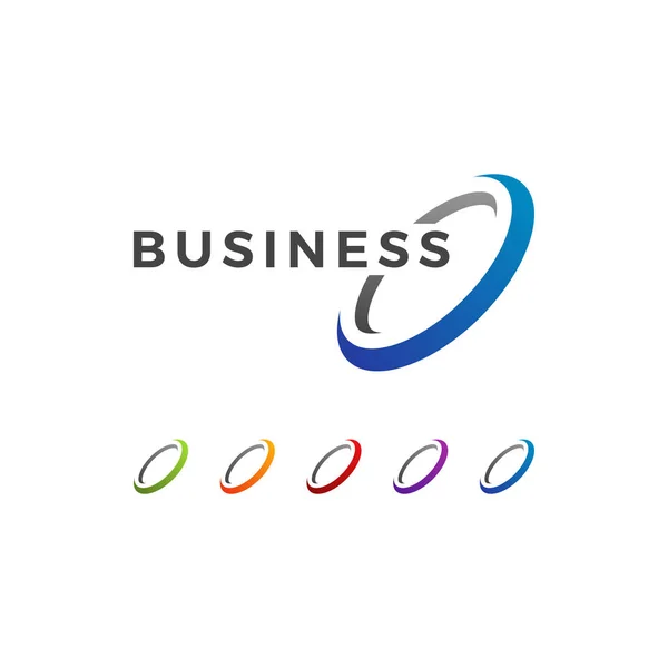 Nowoczesne Finanse Biznes Logo Kreatywnych Innowacji Szybkiego Wzrostu Ikona Dla — Wektor stockowy