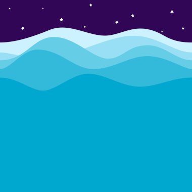 Mavi renkli çocuk erkek kız odası ile ev duvar kağıdı için Dalga Deniz ve Gökyüzü Arka Plan