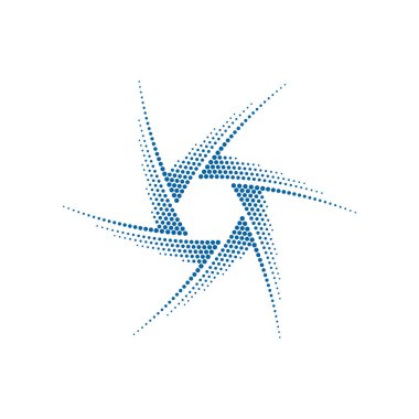 Modern yüksek son görünüm ile Fotoğraf teknolojisi iş sağlığı şirketi tasarım elemanı için Soyut Halftone Nokta Altıgen logosu