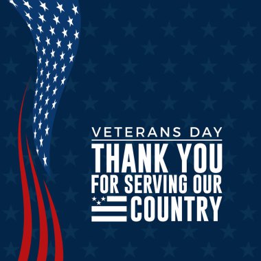 Modern Gaziler Günü Kutlama Arkaplan Başlığı Mavi ve Kırmızı Bayrak Kişisel ve Üst Düzey Görünümlü Tüm İş Şirketleri İçin