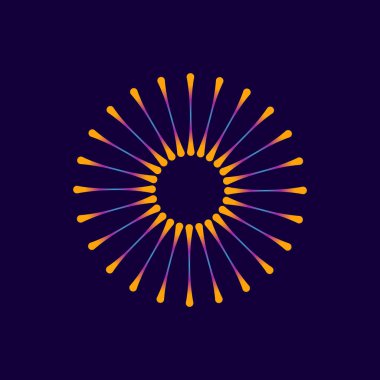 Modern Soyut Havai fişek Işık Işını Otizm, Sağlık, Kişisel Teşvik, Şirket İşareti, Kutlama Şablonu