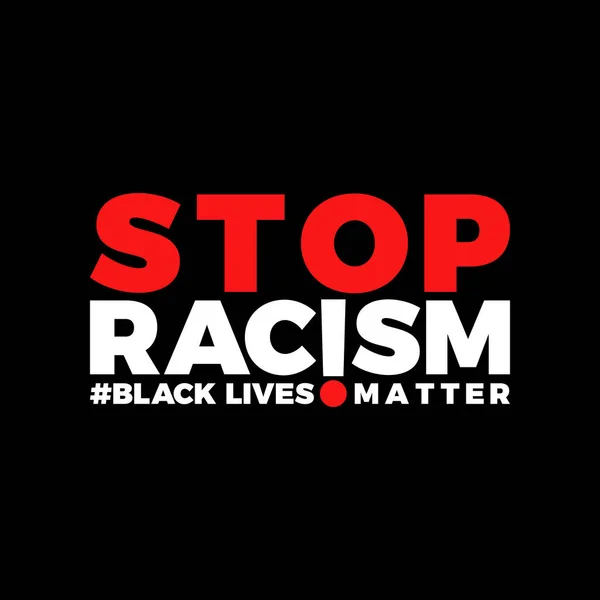 Black Lives Matter Banner Para Redes Sociales Cartel Camiseta Con — Vector de stock