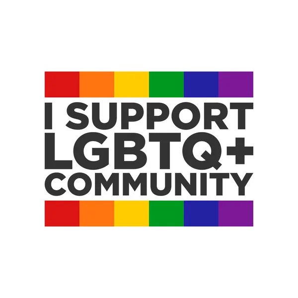 Lgbt Lgbtq Duhová Vlajka Lesbička Gay Bisexuální Transgender Pride Vector — Stockový vektor