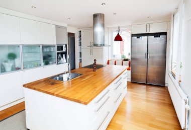  süslü bir mutfak ile mutfak ada modern batı mutfak iç