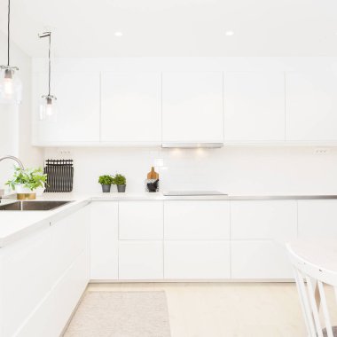 süslü mutfak iç arka plan üzerinde