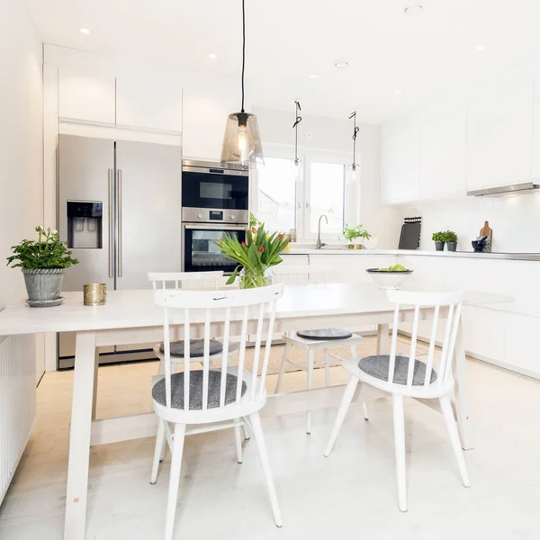 Fancy Kitchen Interior Background — Stock Photo, Image