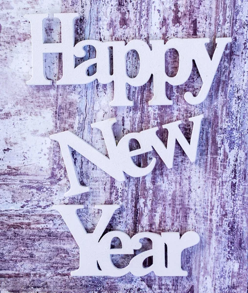Happy new year text on  background