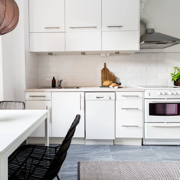 Interior Kitchen Interior Background — Stock Photo, Image