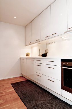 kopya alanı arka plan üzerinde modern mutfak