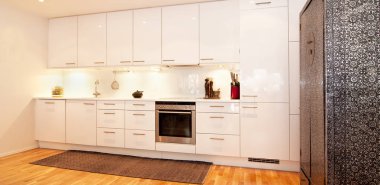 kopya alanı arka plan üzerinde modern mutfak