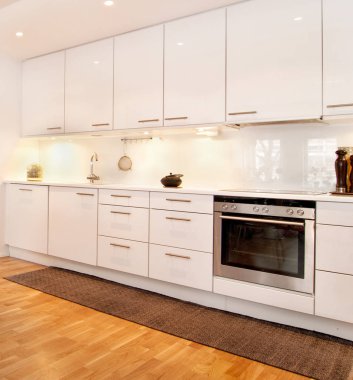 kopya alanı arka plan üzerinde modern mutfak